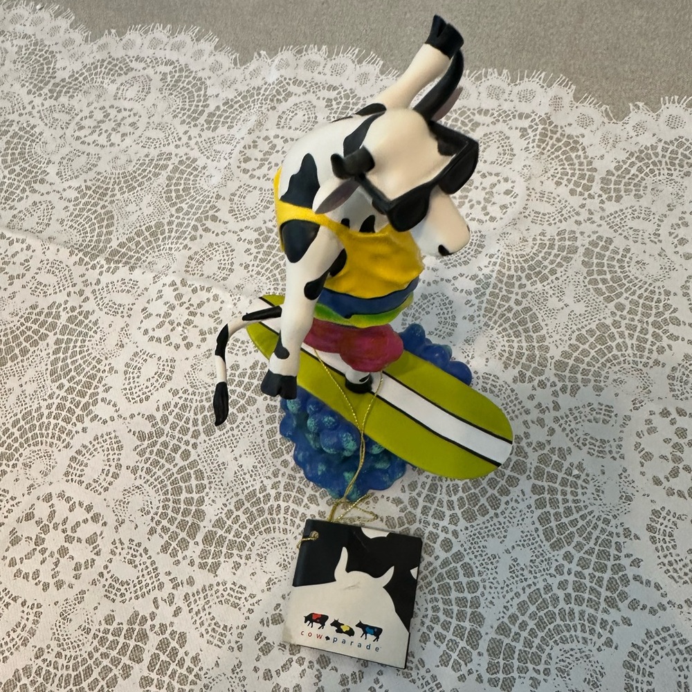 Cow Parade Cowabunga Cow NIB